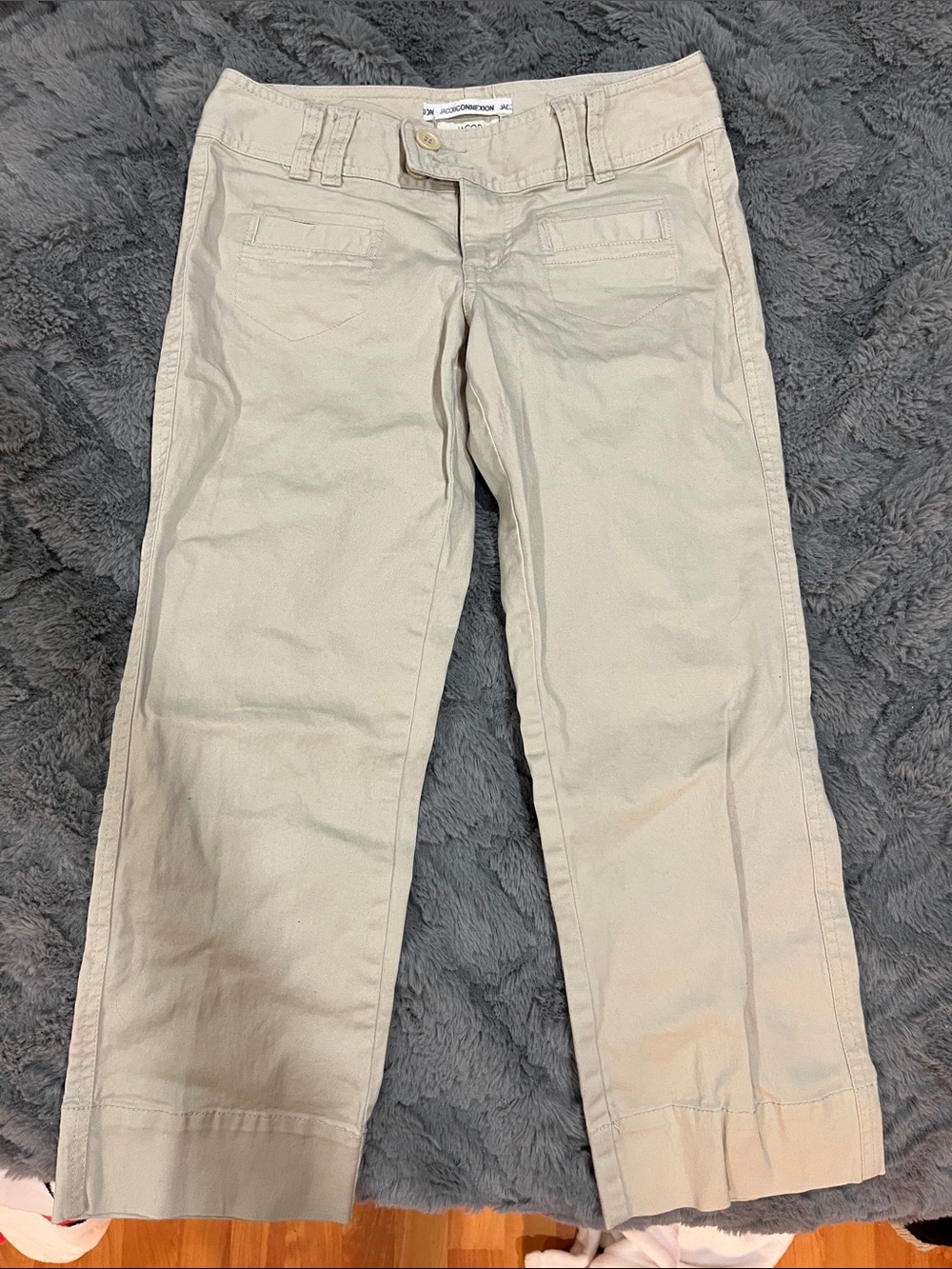 Jacob y2k Beige Capris Pants